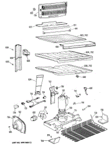 03 - Section3 parts for Ge Refrigerator CTX21GRBRWH from AppliancePartsPros.com