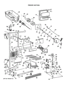 02 - Freezer Section parts for Ge Refrigerator CSC22GRSAAD from AppliancePartsPros.com