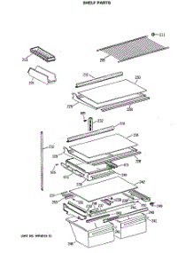 04 - Shelf Parts parts for Ge Refrigerator CTX21GASNRWH from AppliancePartsPros.com