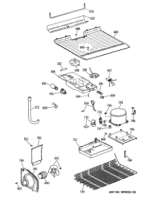 03 - Section3 parts for Ge Refrigerator CTX14CISJRAD from AppliancePartsPros.com