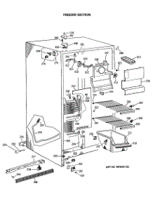 02 - Freezer Section parts for Ge Refrigerator CSX22GASBWH from AppliancePartsPros.com