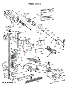 02 - Freezer Section parts for Ge Refrigerator CSX24KWSBWH from AppliancePartsPros.com