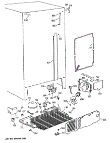 04 - Section4 parts for Ge Refrigerator CSC22GRSBWH from AppliancePartsPros.com