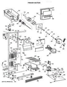 02 - Freezer Section parts for Ge Refrigerator CSX24KWSMWH from AppliancePartsPros.com