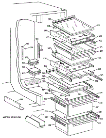05 - Section5 parts for Ge Refrigerator CSK27PFTCWW from AppliancePartsPros.com