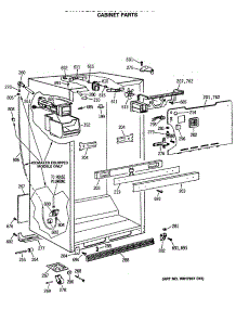 03 - Cabinet Parts parts for Ge Refrigerator CTX18GISGRAD from AppliancePartsPros.com