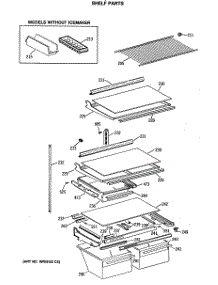 04 - Shelf Parts parts for Ge Refrigerator CTX24GISHRAD from AppliancePartsPros.com