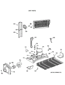 06 - Unit Parts parts for Ge Refrigerator CTH18EATERWH from AppliancePartsPros.com