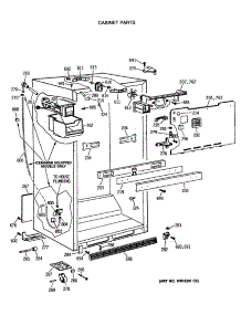 03 - Cabinet Parts parts for Ge Refrigerator CTX18CASJLAD from AppliancePartsPros.com