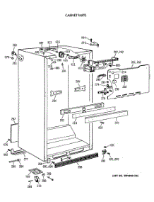 03 - Cabinet Parts parts for Ge Refrigerator CTX21BASSRAD from AppliancePartsPros.com
