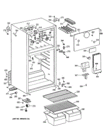 02 - Section2 parts for Ge Refrigerator CTH14CYTFRWH from AppliancePartsPros.com