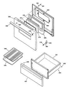 03 - Section3 parts for Ge Range RB536S2 from AppliancePartsPros.com