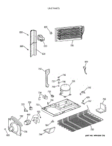 06 - Unit Parts parts for Ge Refrigerator CTX18LASWLWH from AppliancePartsPros.com