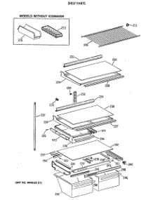 04 - Shelf Parts parts for Ge Refrigerator CTX24GAXBRWW from AppliancePartsPros.com