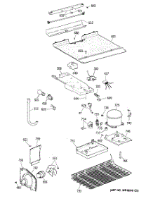 03 - Section3 parts for Ge Refrigerator CTH14CYXLRAD from AppliancePartsPros.com