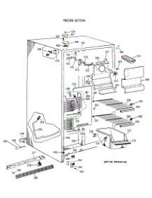 02 - Freezer Section parts for Ge Refrigerator CSX20KAXAWH from AppliancePartsPros.com