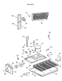 06 - Unit Parts parts for Ge Refrigerator CTT18GAXBRAA from AppliancePartsPros.com