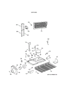 06 - Unit Parts parts for Ge Refrigerator CTX18GAXCRWW from AppliancePartsPros.com