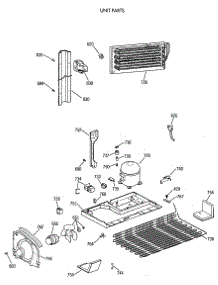 06 - Unit Parts parts for Ge Refrigerator CTH18EAXERWH from AppliancePartsPros.com