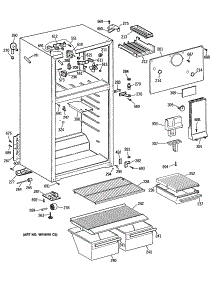 02 - Section2 parts for Ge Refrigerator MTX16BYTDRWH from AppliancePartsPros.com