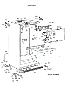 03 - Cabinet Parts parts for Ge Refrigerator MTX18BAXBRAD from AppliancePartsPros.com