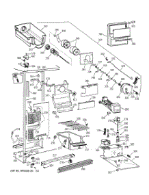 02 - Freezer Section parts for Ge Refrigerator CST25GRYAAA from AppliancePartsPros.com