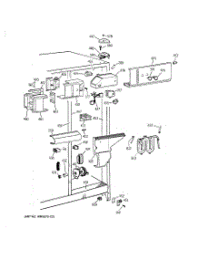 04 - Fresh Food Section parts for Ge Refrigerator CSK27PFXEWW from AppliancePartsPros.com