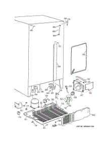 06 - Unit Parts parts for Ge Refrigerator CSK27PFZAWW from AppliancePartsPros.com