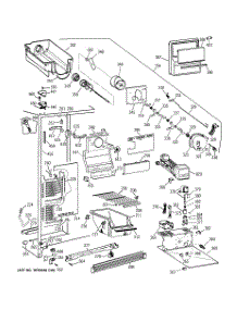 02 - Freezer Section parts for Ge Refrigerator CST25GRZAWW from AppliancePartsPros.com