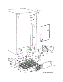 04 - Unit Parts parts for Ge Refrigerator CST25GRZAAA from AppliancePartsPros.com