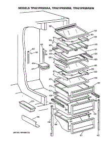 05 - Section5 parts for Ge Refrigerator TPH21PRSMBB from AppliancePartsPros.com