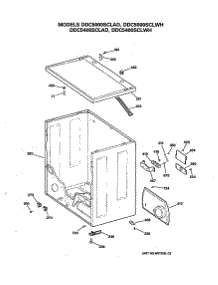 03 - Section3 parts for Ge Dryer DDC5000SCLWH from AppliancePartsPros.com