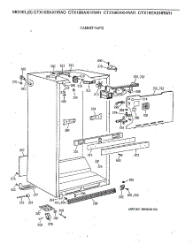 03 - Cabinet Parts parts for Ge Refrigerator CTX18EAXHRAD from AppliancePartsPros.com