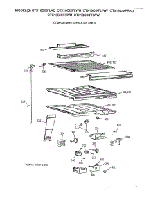 05 - Compartment Separator Parts parts for Ge Refrigerator CTX18CIXFLWW from AppliancePartsPros.com
