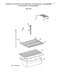 04 - Shelf Parts parts for Ge Refrigerator CTX18CIXHRWW from AppliancePartsPros.com