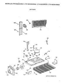 06 - Unit Parts parts for Ge Refrigerator CTX18GIXHRWW from AppliancePartsPros.com