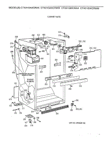 03 - Cabinet Parts parts for Ge Refrigerator CTX21GAXCRWW from AppliancePartsPros.com
