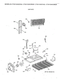 06 - Unit Parts parts for Ge Refrigerator CTX21GAXCRWW from AppliancePartsPros.com