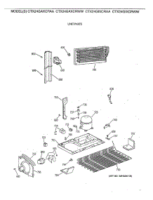 06 - Unit Parts parts for Ge Refrigerator CTX24GIXCRWW from AppliancePartsPros.com