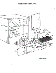 04 - Section4 parts for Ge Refrigerator CSX22DLE from AppliancePartsPros.com
