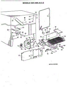 04 - Section4 parts for Ge Refrigerator CSX24DLG from AppliancePartsPros.com