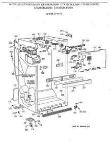 03 - Cabinet Parts parts for Ge Refrigerator CTX18CIXJRAD from AppliancePartsPros.com