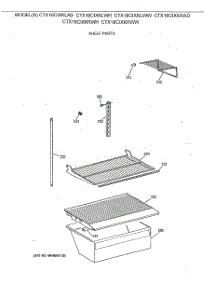 04 - Shelf Parts parts for Ge Refrigerator CTX18CIXKRAD from AppliancePartsPros.com