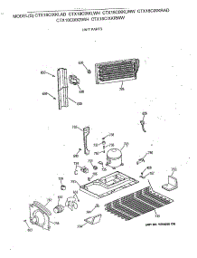 06 - Unit Parts parts for Ge Refrigerator CTX18CIXKRWH from AppliancePartsPros.com