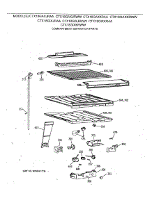 05 - Compartment Separator Parts parts for Ge Refrigerator CTX18GAXKRAA from AppliancePartsPros.com