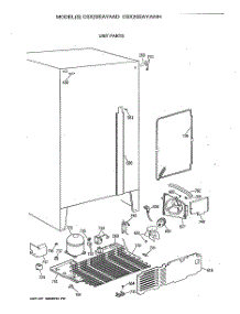 04 - Unit Parts parts for Ge Refrigerator CSX20EAYAWH from AppliancePartsPros.com