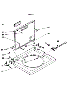 05 - Lid Parts parts for Ge Washer Dryer Combo WSM2480SCZWW from AppliancePartsPros.com