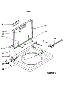 05 - Lid Parts parts for Ge Washer Dryer Combo WSM2480SDZAA from AppliancePartsPros.com