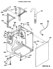 06 - Washer Cabinet Parts parts for Ge Washer Dryer Combo WSM2480SDZAA from AppliancePartsPros.com