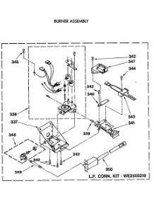 12 - Burner Assembly parts for Ge Washer Dryer Combo WSM2480SDZAA from AppliancePartsPros.com